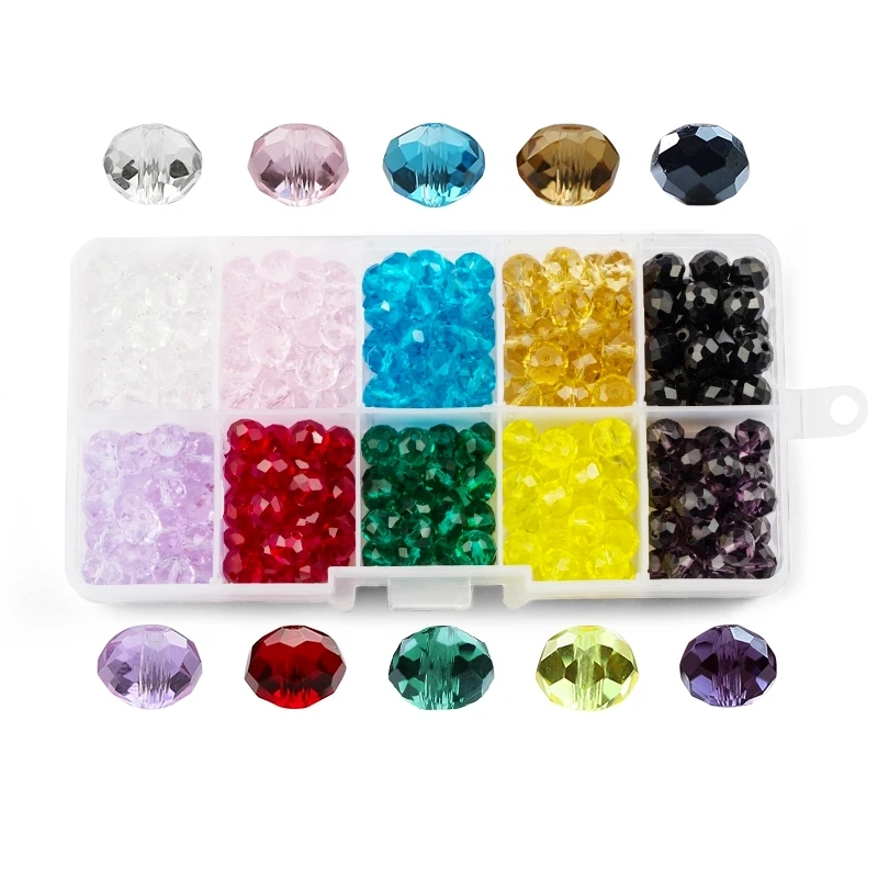 Wholesale Best Selling 10 Colors Crystal Beads Round Glass Beads Faceted loose beads With Container Box for Jewelry making
Wholesale Best Selling 10 Colors Crystal Beads Round Glass Beads Faceted loose beads With Container Box for Jewelry making