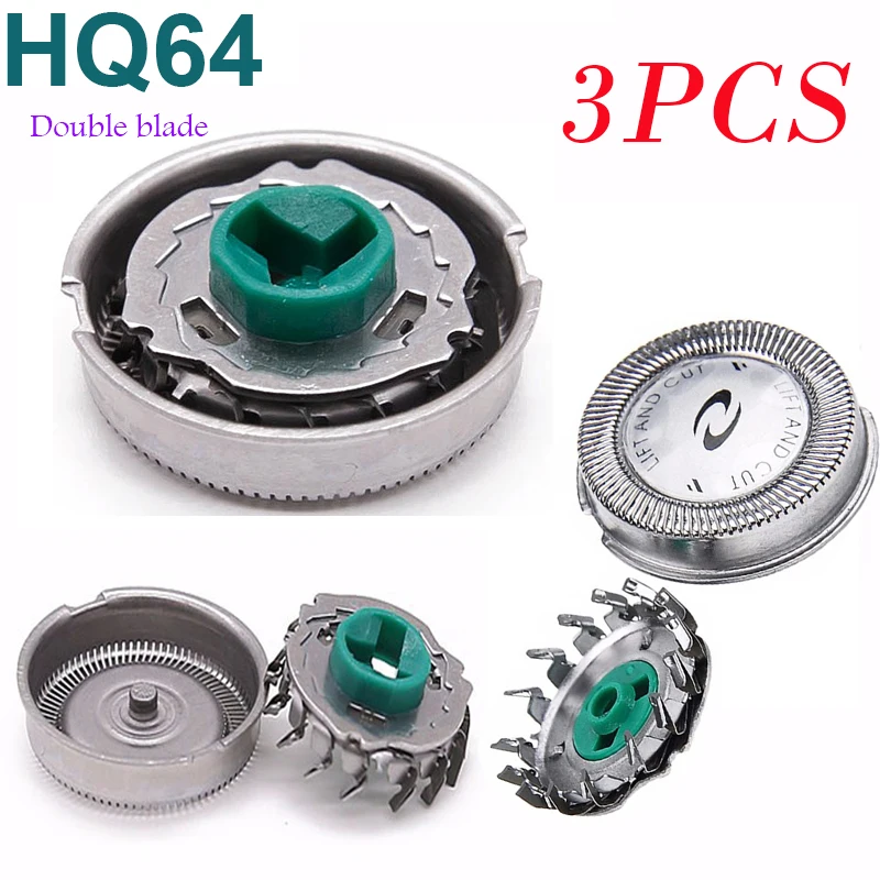3PCS Electric Razor Blade Replacement Head HQ64 For Philips Electric Shaver HQ6070 HQ54 HQ6073 HQ7310 PT720 PT710 HQ7325 HQ7340
3PCS Electric Razor Blade Replacement Head HQ64 For Philips Electric Shaver HQ6070 HQ54 HQ6073 HQ7310 PT720 PT710 HQ7325 HQ7340