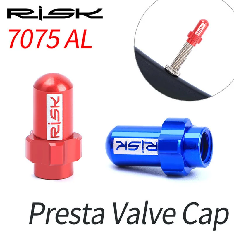 Risk 2pcs Aluminum Bike Presta Valve Cap For MTB Road Bike Bike Tire Tyre Dust French valve Cover Cap 2g Bicycle Valve
Risk 2pcs Aluminum Bike Presta Valve Cap For MTB Road Bike Bike Tire Tyre Dust French valve Cover Cap 2g Bicycle Valve