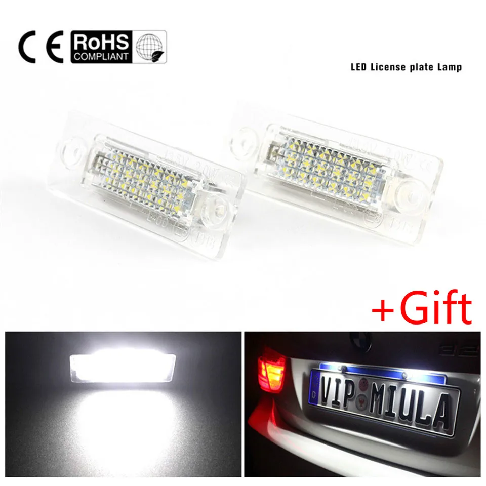 2Pcs White 3W 3528 SMD License Plate Lamp 120 Degrees Led Bulb Number Plate for Audi A4 A6 C6 A3 S3 S4 B6 B7 S6 A8 S8 Rs4 Rs6 Q7
2Pcs White 3W 3528 SMD License Plate Lamp 120 Degrees Led Bulb Number Plate for Audi A4 A6 C6 A3 S3 S4 B6 B7 S6 A8 S8 Rs4 Rs6 Q7