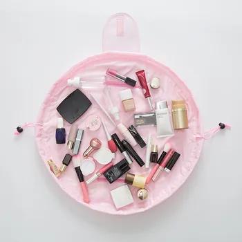 Travel Organizer Bag Travel Cosmetic Bag Zipper Barrel-shaped Solid Drawstring Makeup Organizer Bag Kit Bolsa Feminina
Travel Organizer Bag Travel Cosmetic Bag Zipper Barrel-shaped Solid Drawstring Makeup Organizer Bag Kit Bolsa Feminina