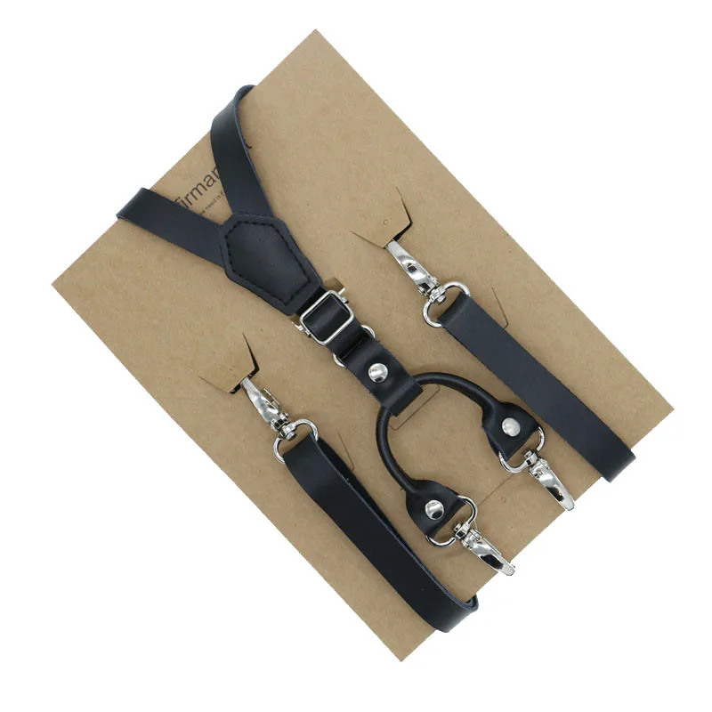 110*1.5cm adults real leather suspender creative hook buckle skinny adjustable 4 clips strap holder Women Supports tirantes
110*1.5cm adults real leather suspender creative hook buckle skinny adjustable 4 clips strap holder Women Supports tirantes