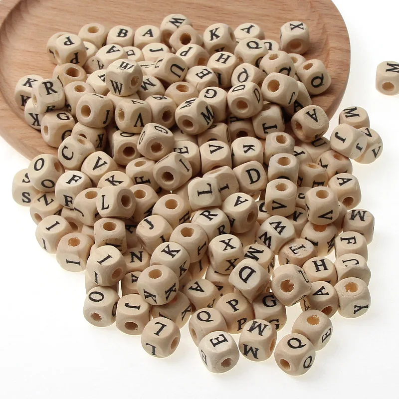 10 mm /12mm 50pcs Random Mixing Natural Wooden Square Letter Beads Fit Bracelet Gasket DIY Jewelry Pacifier
10 mm /12mm 50pcs Random Mixing Natural Wooden Square Letter Beads Fit Bracelet Gasket DIY Jewelry Pacifier