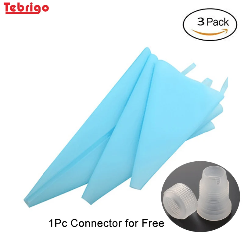 Tebrigo Silicone Reusable Icing Piping Bag Pastry Bag Cake Cream DIY Cake Decorating Tools Pastry Tools Silicone Cake Tools
Tebrigo Silicone Reusable Icing Piping Bag Pastry Bag Cake Cream DIY Cake Decorating Tools Pastry Tools Silicone Cake Tools