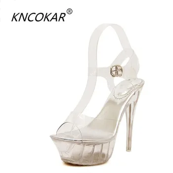 KNCOKAR 2018 The new summer ladies' style is comfortable, pure color, transparent and waterproof platform tiptoe sandals
KNCOKAR 2018 The new summer ladies' style is comfortable, pure color, transparent and waterproof platform tiptoe sandals