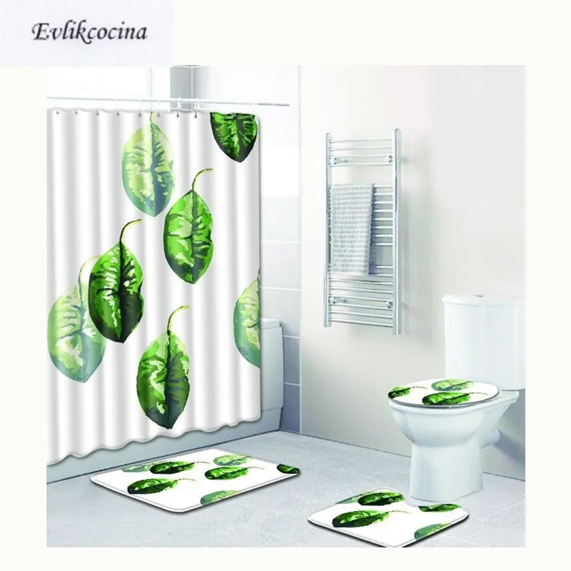 Free Shipping 4pcs Fresh Green Leaves Banyo Paspas Bathroom Carpet Toilet Bath Mat Set Nonslip Tapis Salle De Bain Alfombra Bano
Free Shipping 4pcs Fresh Green Leaves Banyo Paspas Bathroom Carpet Toilet Bath Mat Set Nonslip Tapis Salle De Bain Alfombra Bano