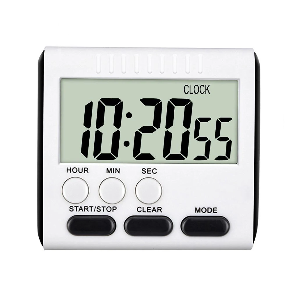 LCD Digital Kitchen Timer with Loud Alarm Cooking Digital Time Reminder Count Up Down Clock Service Bell
LCD Digital Kitchen Timer with Loud Alarm Cooking Digital Time Reminder Count Up Down Clock Service Bell