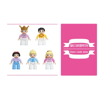 Princess Castle Knight Figuren Big Figure Building Blocks Doll Accessory DIY Bricks Compatible With Duplo Toys for Children Gift
Princess Castle Knight Figuren Big Figure Building Blocks Doll Accessory DIY Bricks Compatible With Duplo Toys for Children Gift