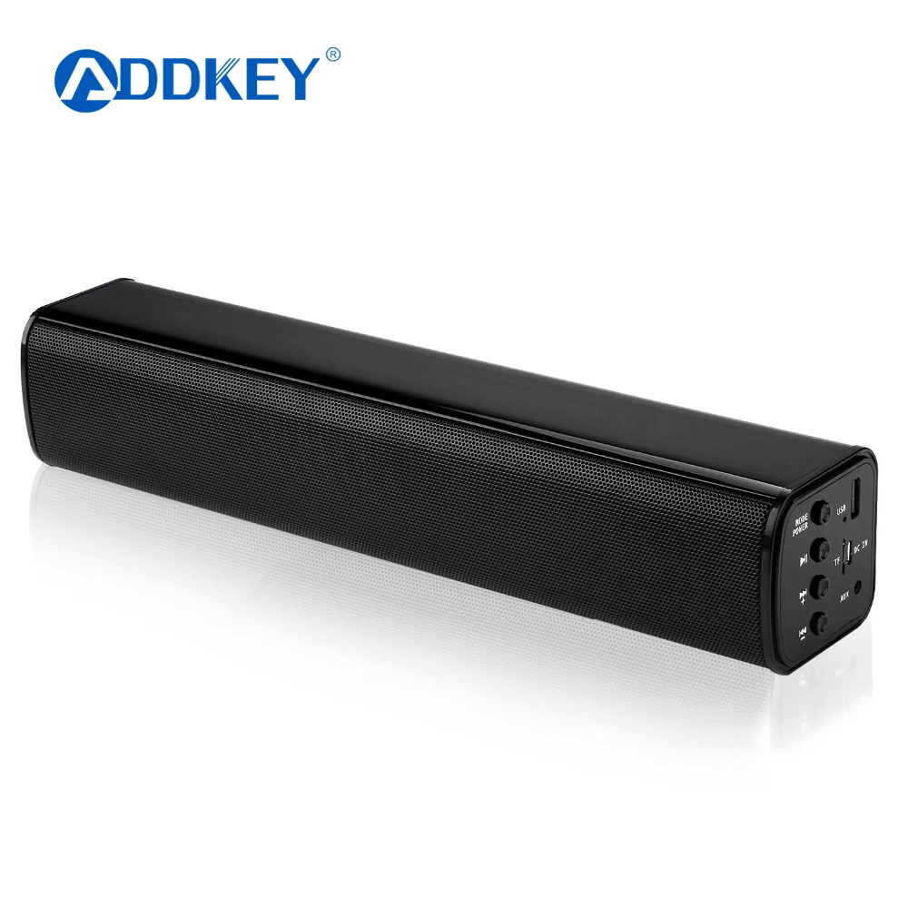 ADDKEY 2017 New Soundbar Wireless Bluetooth Speaker Portable Sound Bar with 3D Surround Stereo Home Speaker TF-card USB player
ADDKEY 2017 New Soundbar Wireless Bluetooth Speaker Portable Sound Bar with 3D Surround Stereo Home Speaker TF-card USB player