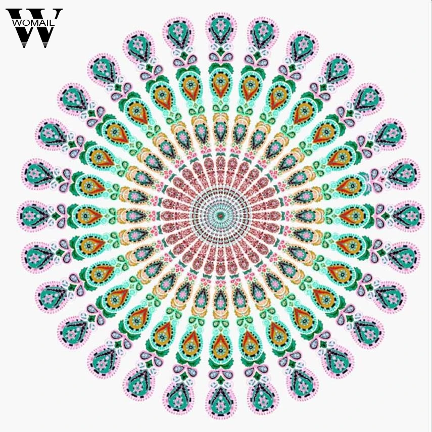 Summer Mandala Roundie Beach Boho Pareo Sarong Wrap Shawl Flower Pattern Blanket Beach Towel Tapestry Fashion Cover up Dec23
Summer Mandala Roundie Beach Boho Pareo Sarong Wrap Shawl Flower Pattern Blanket Beach Towel Tapestry Fashion Cover up Dec23