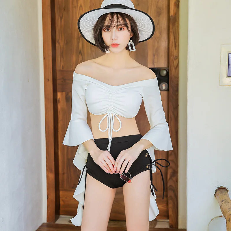 Swimwear Swim Suit Bikini Girl Biquini Infantil Swimsuit Woman Two Piece Swimsuits Pieces Color Leaf Edge Sexy High Waist Long
Swimwear Swim Suit Bikini Girl Biquini Infantil Swimsuit Woman Two Piece Swimsuits Pieces Color Leaf Edge Sexy High Waist Long