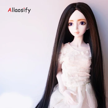 Allaosify Sd doll wig 1/3 Chinese style black split long straight BJD hair high temperature wire bjd hair free shipping
Allaosify Sd doll wig 1/3 Chinese style black split long straight BJD hair high temperature wire bjd hair free shipping
