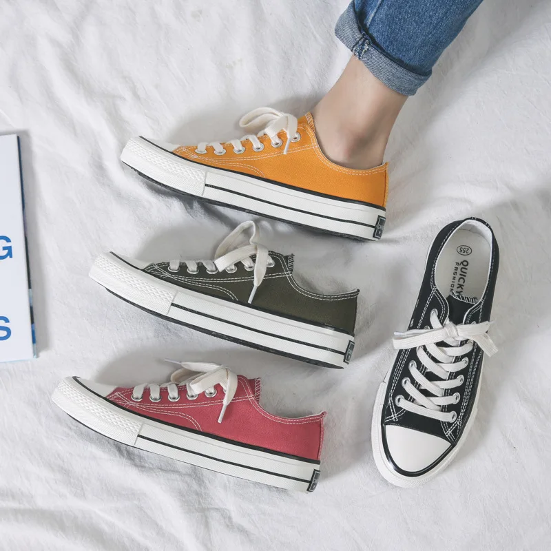 2019 new classic casual breathable canvas shoes tide couple students running shoes wear deodorant flat shoes men
2019 new classic casual breathable canvas shoes tide couple students running shoes wear deodorant flat shoes men