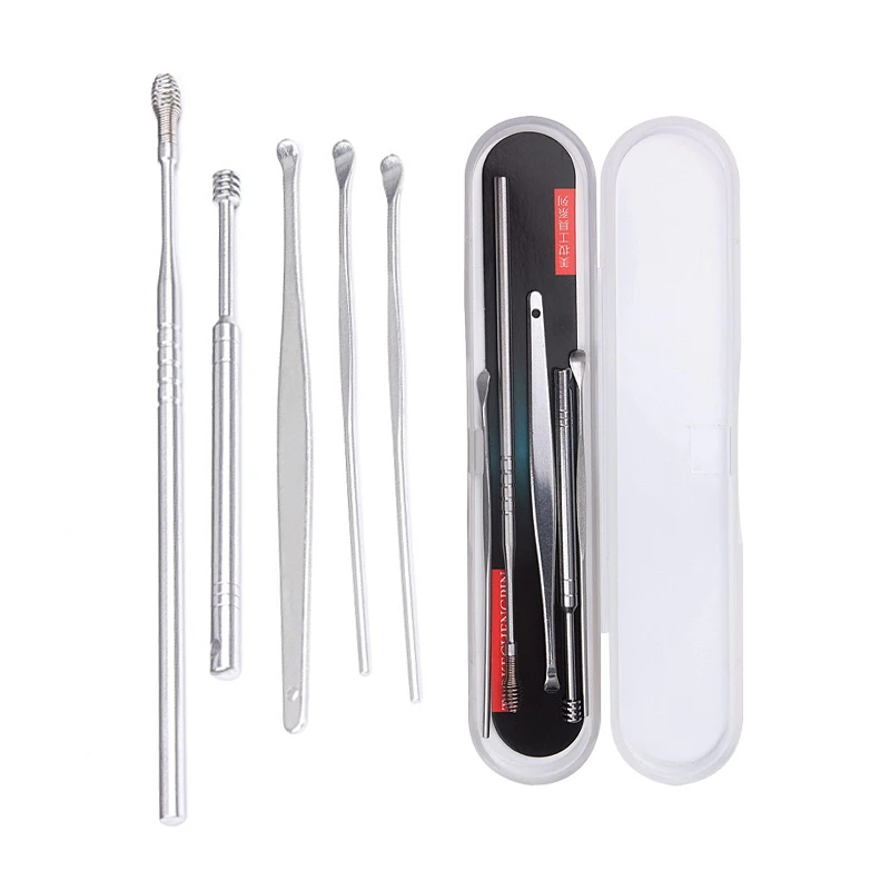 2019 5Pcs/Set High quality Stainless Steel Ear Tapping Ear Clean Earwax Skimmed Ear Selection easy-to-use for good ear Cleaning
2019 5Pcs/Set High quality Stainless Steel Ear Tapping Ear Clean Earwax Skimmed Ear Selection easy-to-use for good ear Cleaning
