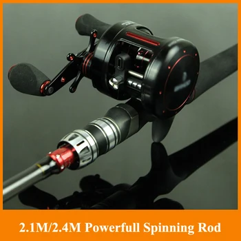 Free Shipping By eEMS 2.1M/2.4M spinning fishing rod sea rod powerful Bait Casting Carbon Spining Super hard Fishing Lure Rod
Free Shipping By eEMS 2.1M/2.4M spinning fishing rod sea rod powerful Bait Casting Carbon Spining Super hard Fishing Lure Rod