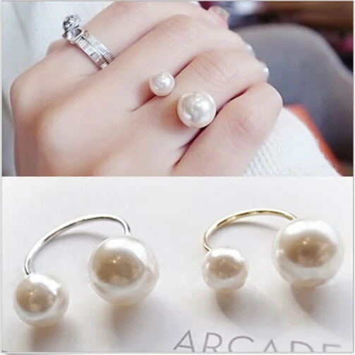 Simulated Pearl 18KGP Opening Adjustable Rings Elegant Women 18KGP Plated Lovely Ring Women Fashion Jewely 1PCS
Simulated Pearl 18KGP Opening Adjustable Rings Elegant Women 18KGP Plated Lovely Ring Women Fashion Jewely 1PCS