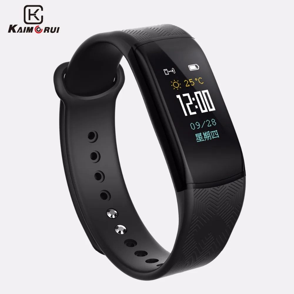 Kaimorui Smart Wristband Colorful Screen Smart Bracelet Bluetooth 4.0 Heart Rate Monitor Pedometer Waterproof for IOS/Android
Kaimorui Smart Wristband Colorful Screen Smart Bracelet Bluetooth 4.0 Heart Rate Monitor Pedometer Waterproof for IOS/Android