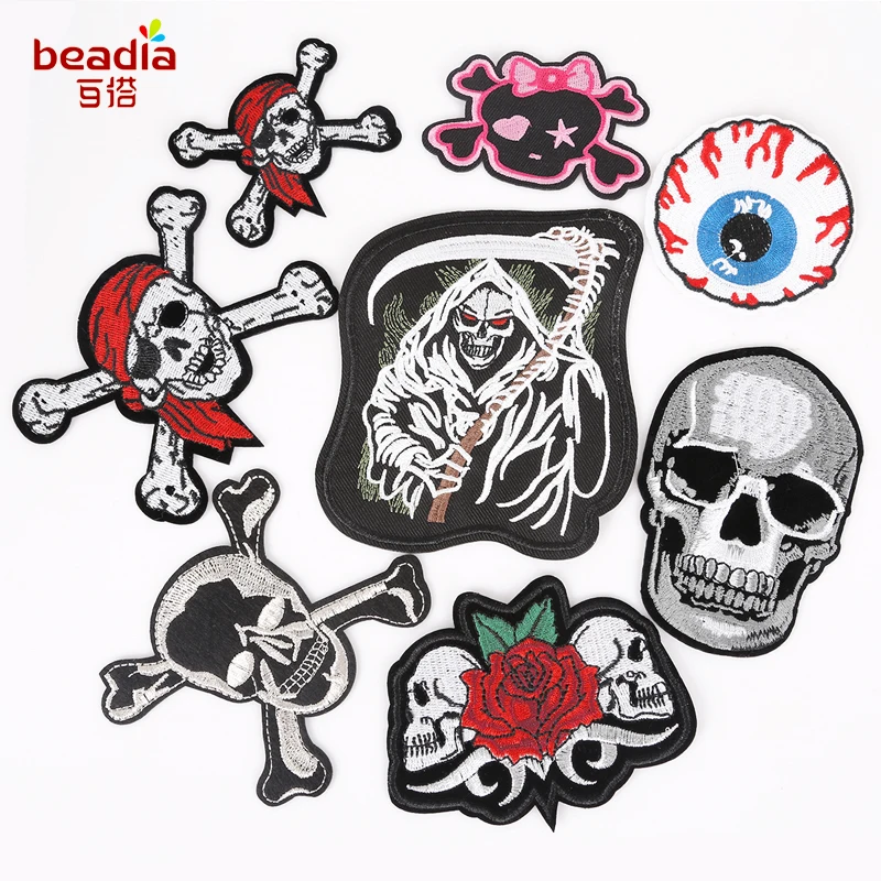 Punk Style mix size 1pc cartoon patter hot melt adhesive applique embroidery patches stripes DIY clothing accessory
Punk Style mix size 1pc cartoon patter hot melt adhesive applique embroidery patches stripes DIY clothing accessory