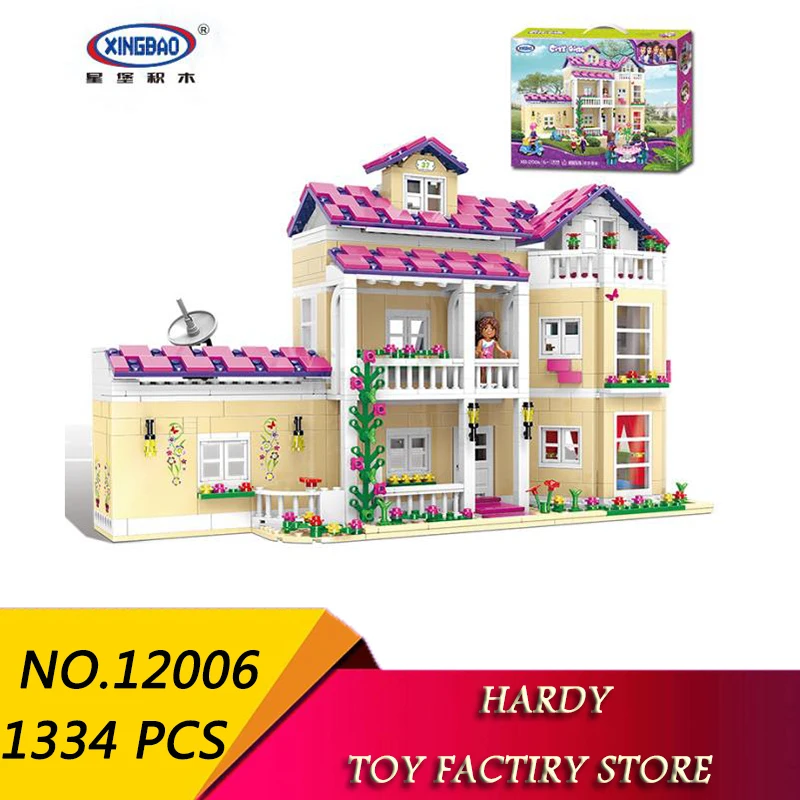 

Xingbao 12006 Girls Series Campus Happy Dormitory Children Assemble Pellet Toys Building Blocks
