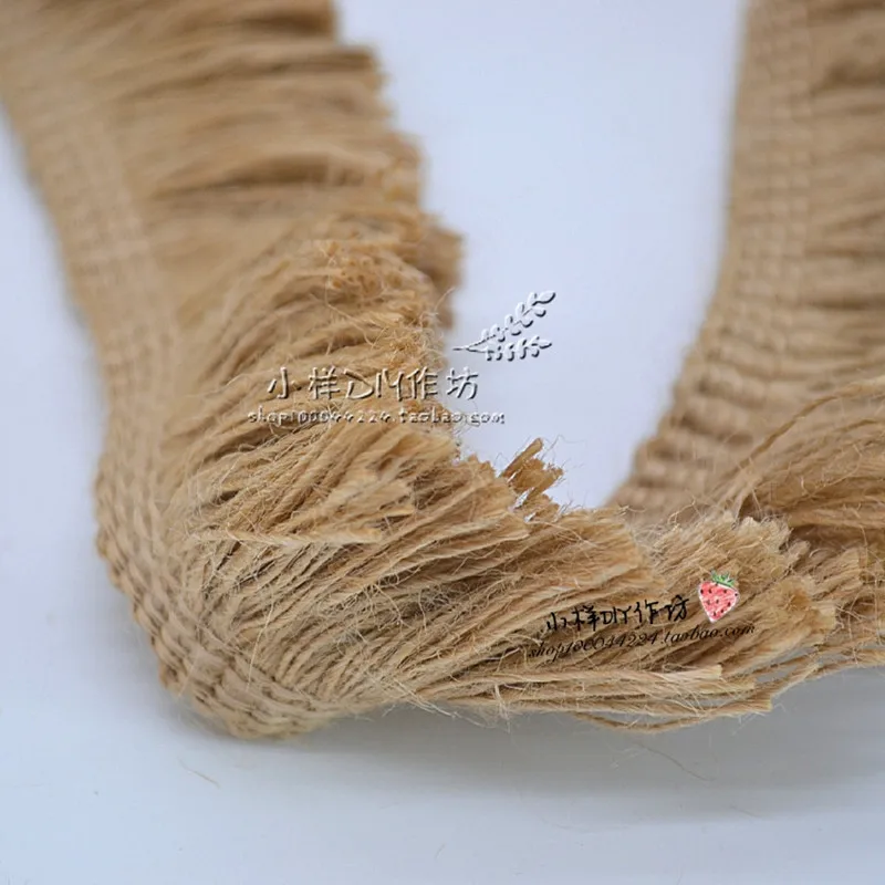 4CM Natural jute tassel lace hessian burlap fringe trim upholstery trim gimp vintage handmade accessory diy party decoration
4CM Natural jute tassel lace hessian burlap fringe trim upholstery trim gimp vintage handmade accessory diy party decoration