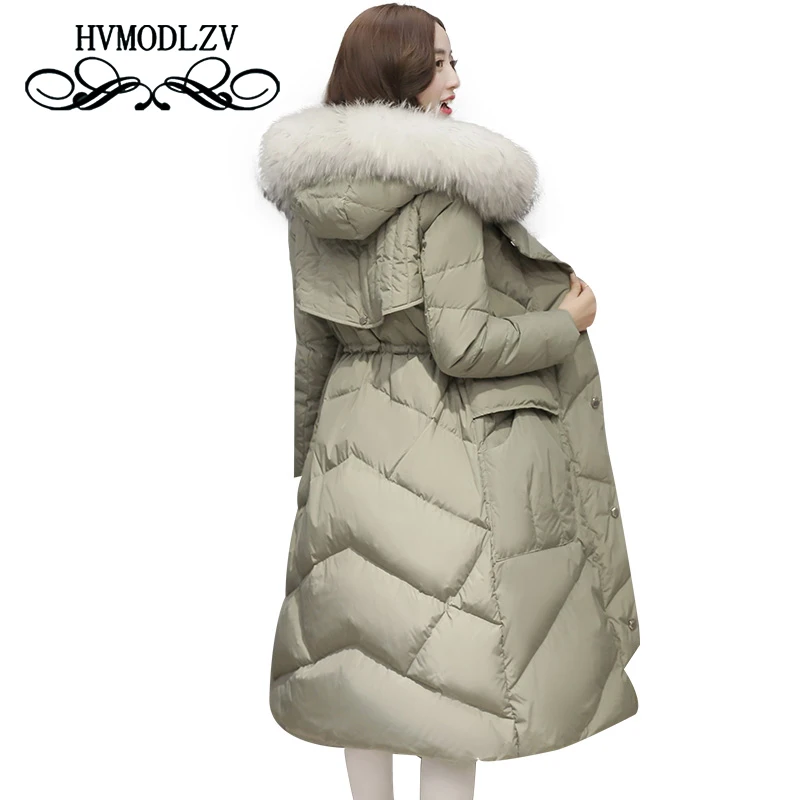2018 Winter women long Down Cotton Jacket coat Top level Duck down Keep warm female overcoat Plus size hooded fur collar jackets 
2018 Winter women long Down Cotton Jacket coat Top level Duck down Keep warm female overcoat Plus size hooded fur collar jackets
