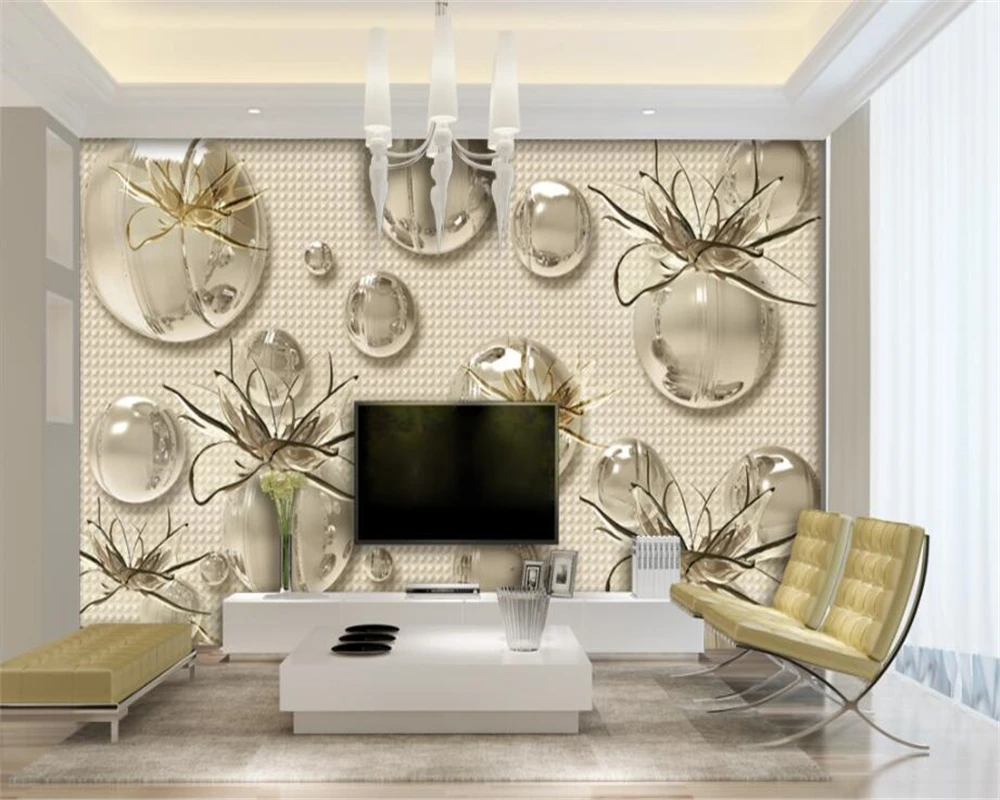 beibehang Custom wallpaper crystal glass lotus ball soft pack murals 3D backdrop living room bedroom murals photo 3d wallpaper
beibehang Custom wallpaper crystal glass lotus ball soft pack murals 3D backdrop living room bedroom murals photo 3d wallpaper