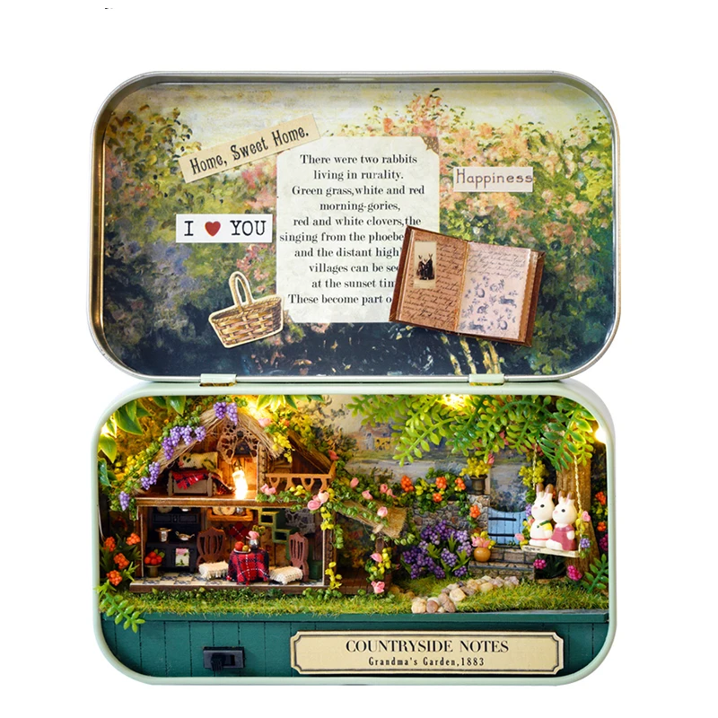 CUTE ROOM DIY Box Theatre Doll House Miniature Wooden Puzzle Doll House Miniaturas House Doll Toy for Children's Room Decoration
CUTE ROOM DIY Box Theatre Doll House Miniature Wooden Puzzle Doll House Miniaturas House Doll Toy for Children's Room Decoration