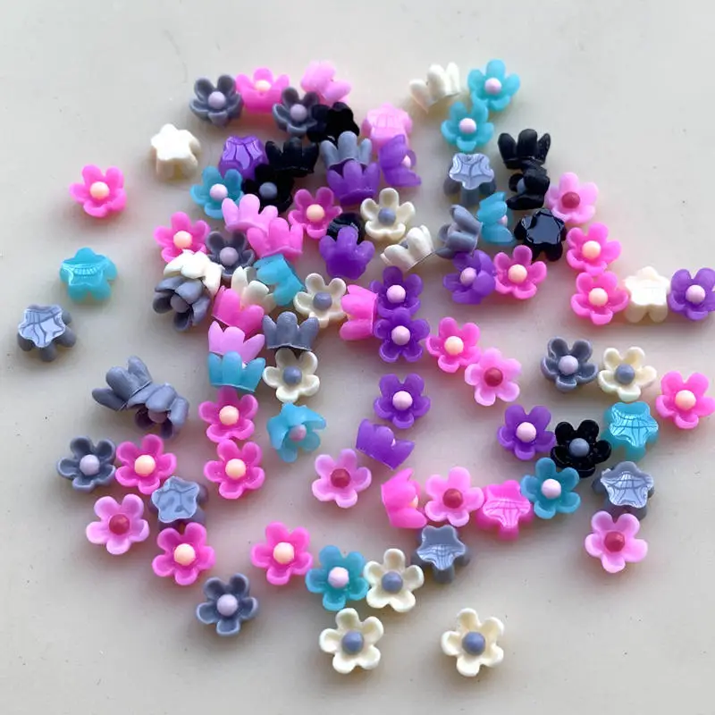100 Pieces Mini Multicolor Mix Flat Back 3D Resin Flower Cabochons Cameo For Necklace Or Bracelet Make Finding 6mm -Z72A
100 Pieces Mini Multicolor Mix Flat Back 3D Resin Flower Cabochons Cameo For Necklace Or Bracelet Make Finding 6mm -Z72A