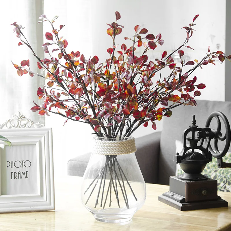 Artificial Leaves Branch Red Silk Mini Hand Leaf for Home Decor Wedding Fake Plants Faux Fabric Foliage Room Decoration
Artificial Leaves Branch Red Silk Mini Hand Leaf for Home Decor Wedding Fake Plants Faux Fabric Foliage Room Decoration