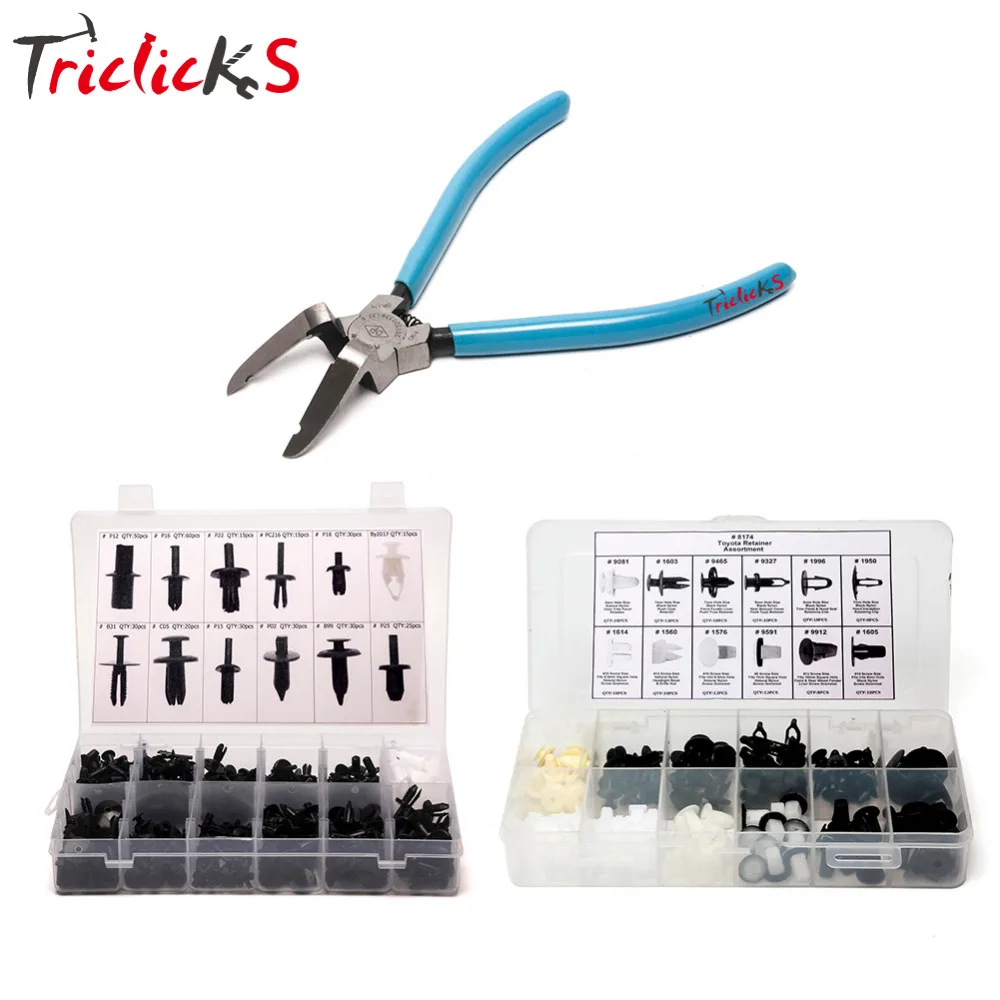 Triclicks 146x 350x Fastener Clips Plastic Push Pin Rivet Moulding Pincers Trim Clip Panel Pliers Tool Car Styling Puller Tools
Triclicks 146x 350x Fastener Clips Plastic Push Pin Rivet Moulding Pincers Trim Clip Panel Pliers Tool Car Styling Puller Tools