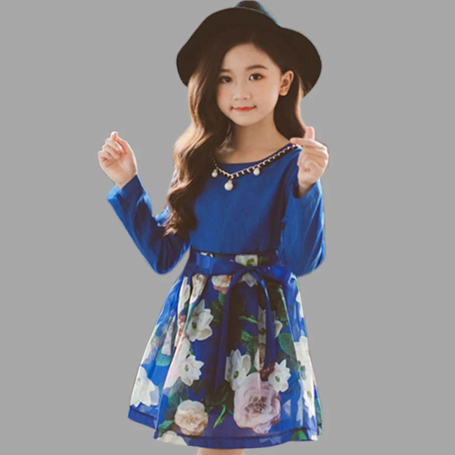Dresses For Girls Long Sleeve Girls Dresses Floral Bow Autumn Dresses For Kids Teenage Winter Casual Girls Clothing 6 8 12 Years
Dresses For Girls Long Sleeve Girls Dresses Floral Bow Autumn Dresses For Kids Teenage Winter Casual Girls Clothing 6 8 12 Years