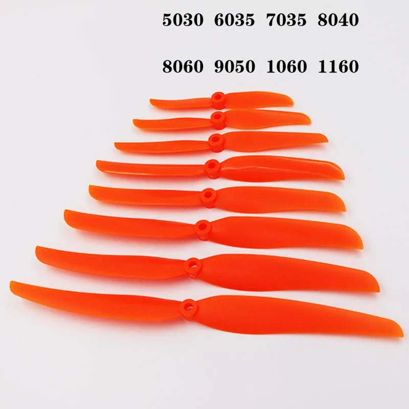 10PCS Fixed Wing Propellers 6030/1060/7035/8040/8060/9050 Red Propellers/Paddles with Washer for RC Quadcopter Shafts Connecting | Игрушки и