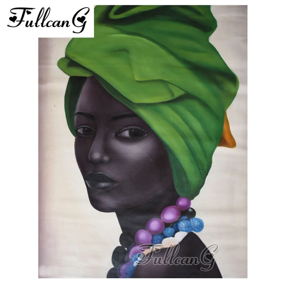 FULLCANG diamond embroidery green hat native african woman diy diamond painting cross stitch full square 5d mosaic arts G538
FULLCANG diamond embroidery green hat native african woman diy diamond painting cross stitch full square 5d mosaic arts G538