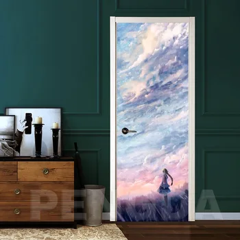 Self Adhesive Decal Anime Starry Sky DIY Door Sticker Girl Home Decor Paper for Living Room PVC Waterproof 3D Print Photo Art
Self Adhesive Decal Anime Starry Sky DIY Door Sticker Girl Home Decor Paper for Living Room PVC Waterproof 3D Print Photo Art