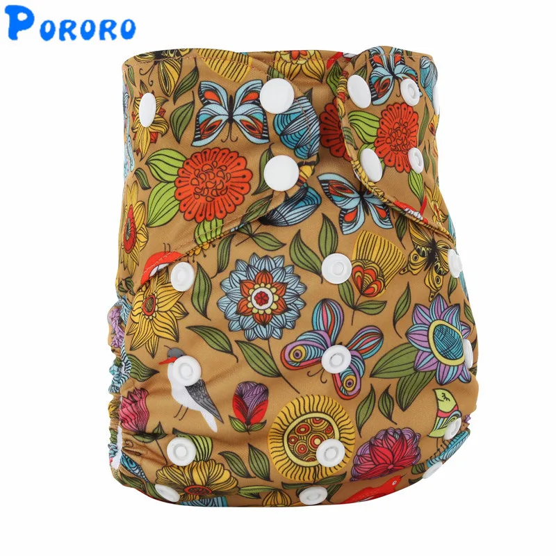 1 PCS Reusable AIO Cloth Diapers Washable All in One Print Baby Cloth Diapers Waterproof Nappy With Bamboo Insert
1 PCS Reusable AIO Cloth Diapers Washable All in One Print Baby Cloth Diapers Waterproof Nappy With Bamboo Insert