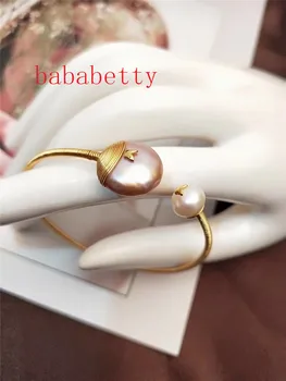 New natural freshwater Light Purple cion 13-14 mm pearl handmade bracelets can be resized 001
New natural freshwater Light Purple cion 13-14 mm pearl handmade bracelets can be resized 001