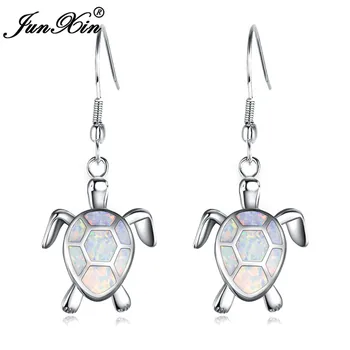 Boho Female Turtle Drop Earrings Silver Color Blue White Fire Opal Earrings For Women Vintage Long Dangle Earrings
Boho Female Turtle Drop Earrings Silver Color Blue White Fire Opal Earrings For Women Vintage Long Dangle Earrings