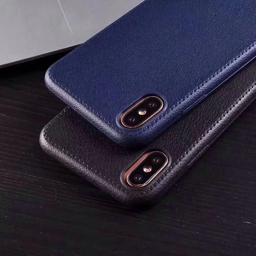 Ультратонкие чехлы для телефонов iPhone X чехол 8 Plus 7 симпатичный силиконовый