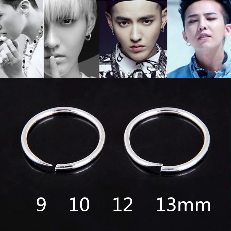 Silver Plated Stainless Steel Hoop Earrings Huggie Simple Style Circle GD Hoop Earring K Pop Fashion Women&Man Piercing Jewelry
Silver Plated Stainless Steel Hoop Earrings Huggie Simple Style Circle GD Hoop Earring K Pop Fashion Women&Man Piercing Jewelry