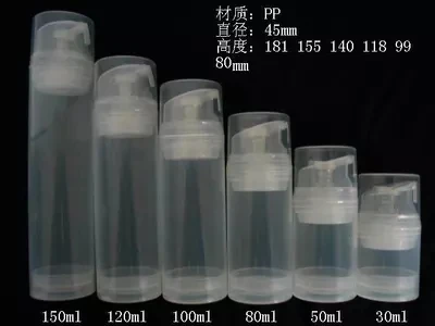 30ml 50ml 80ml 100ML 120ml 150ML Plastic Lotion Sub-Bottling With PP Vacuum Pump Serum Bottles Refillable Cream Airless Bottle
30ml 50ml 80ml 100ML 120ml 150ML Plastic Lotion Sub-Bottling With PP Vacuum Pump Serum Bottles Refillable Cream Airless Bottle