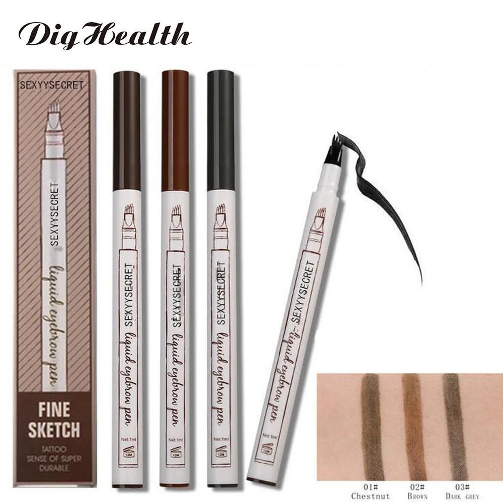 Dighealth Eyebrow Pencil Long Last Tattoo 4 Head Fine Sketch Liquid Eyebrow Pencil Waterproof Tattoo Eye Brow Pen Smudge-proof
Dighealth Eyebrow Pencil Long Last Tattoo 4 Head Fine Sketch Liquid Eyebrow Pencil Waterproof Tattoo Eye Brow Pen Smudge-proof