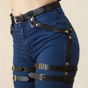 Women's garter belt women's faux leather harness leg cage body restraint adjustable Harajuku garter belt waist girdle punk
Women's garter belt women's faux leather harness leg cage body restraint adjustable Harajuku garter belt waist girdle punk