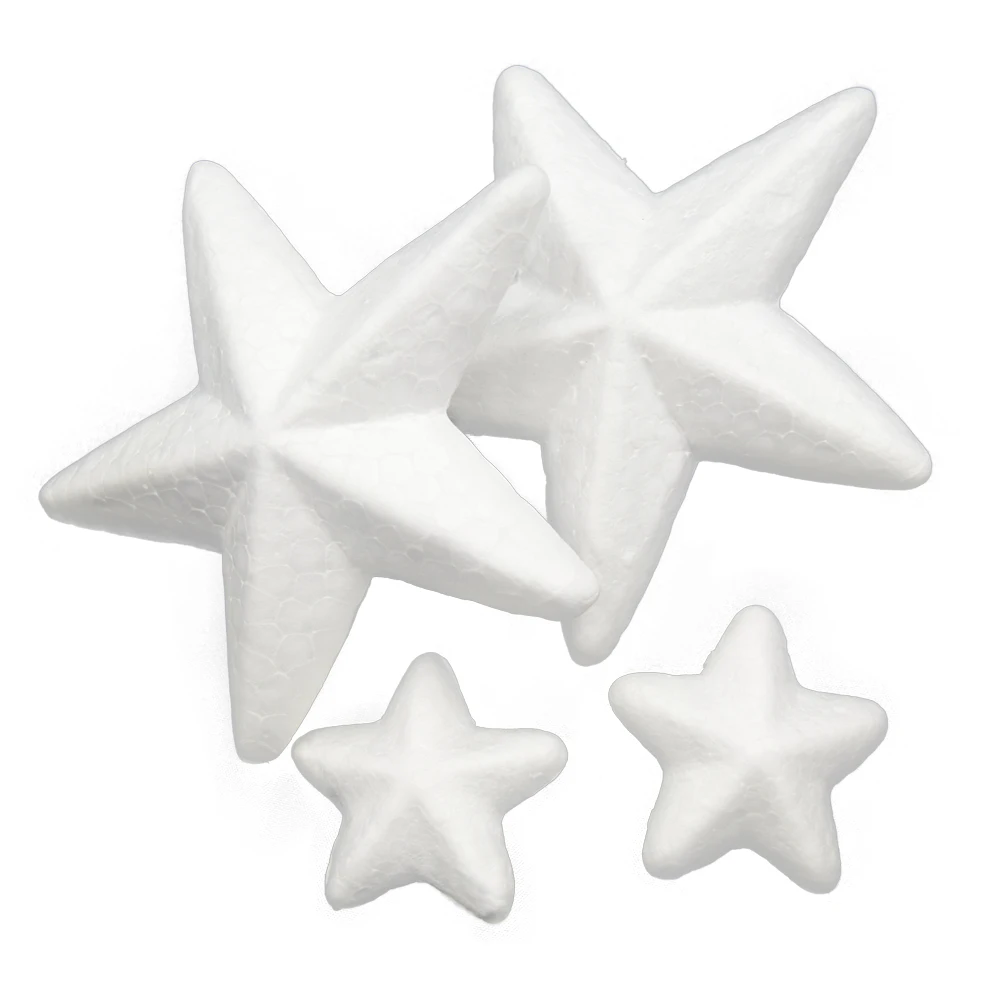 10-100pcs Polystyrene Styrofoam Foam Ball White Craft stars For DIY Christmas Party Decoration Supplies Gifts
10-100pcs Polystyrene Styrofoam Foam Ball White Craft stars For DIY Christmas Party Decoration Supplies Gifts