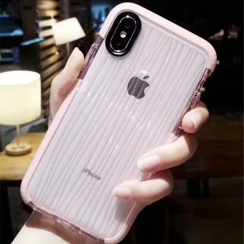 Matcheasy Anti-knock Clear Soft Silicon Cases for Iphone 6 6S 7 8 Plus X Water Ripple Texture Fitted Cases Back Cover Shell Capa
Matcheasy Anti-knock Clear Soft Silicon Cases for Iphone 6 6S 7 8 Plus X Water Ripple Texture Fitted Cases Back Cover Shell Capa