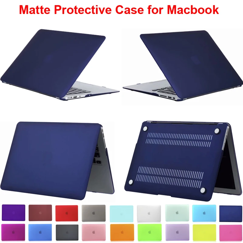 Матовый цветной чехол для Macbook Air 11 6 A1465 A1370 Обложка MacbookAir дюймов защитный оболочка
