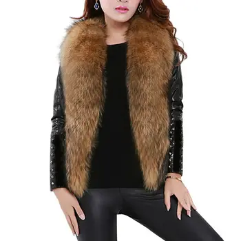 Thick Warm Female Sleeveless Casual Slim Winter Fur Coats Automotive Women Shearling Coats Women Faux Fur Leather Jackets
Thick Warm Female Sleeveless Casual Slim Winter Fur Coats Automotive Women Shearling Coats Women Faux Fur Leather Jackets