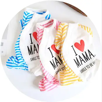 NEW Stripe Dog Pajamas LOVE Pet Pyjamas Pjs Dog Cat Jumpsuit Soft Dog Homewear Clothes for Small Pet 6 Color XS S M L XL
NEW Stripe Dog Pajamas LOVE Pet Pyjamas Pjs Dog Cat Jumpsuit Soft Dog Homewear Clothes for Small Pet 6 Color XS S M L XL