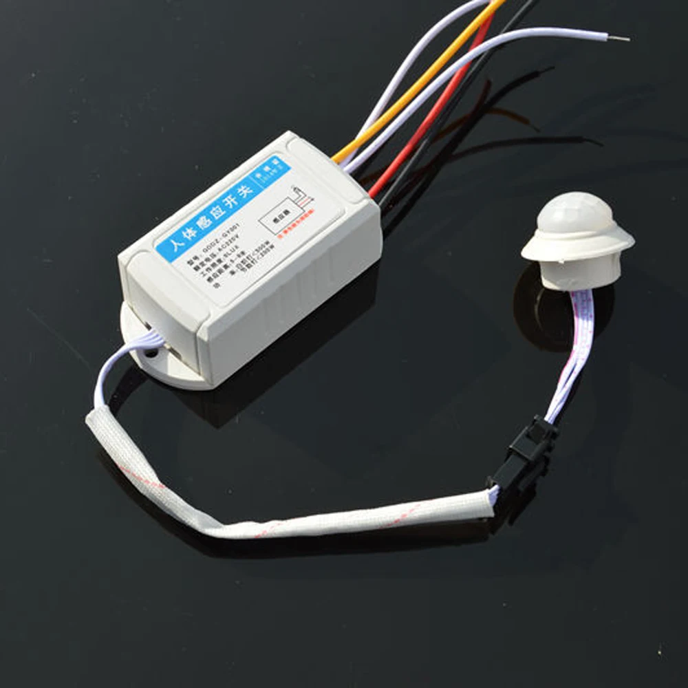 IR Infrared Body Motion Sensor Detector Automatic Light Lamp Control PIR Motion Switch 220V
IR Infrared Body Motion Sensor Detector Automatic Light Lamp Control PIR Motion Switch 220V