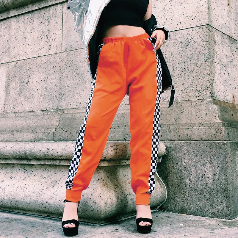 Women 2019 High Waist Side Checkerboard Pants Zipper Split Streetwear Sweatpants Womens Trousers Plaid Pencil Pants
Women 2019 High Waist Side Checkerboard Pants Zipper Split Streetwear Sweatpants Womens Trousers Plaid Pencil Pants