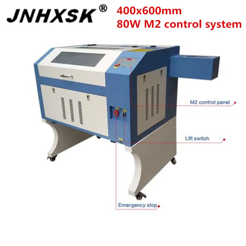JNHXSK 80W laser computer numerical 400x600 6040 Leather Production machinery laser engraving and cutting machine M2 control CO2
JNHXSK 80W laser computer numerical 400x600 6040 Leather Production machinery laser engraving and cutting machine M2 control CO2